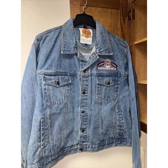 Dead Stock NWT 90s Y2K Warner Bros Vintage Emroidered Looney Tunes Denim Jean - Picture 12 of 13